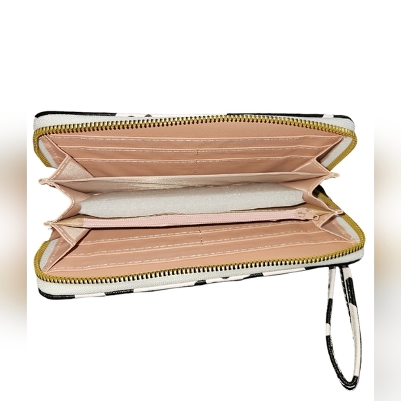 Cow Print Wallet White - Picture 3 of 3